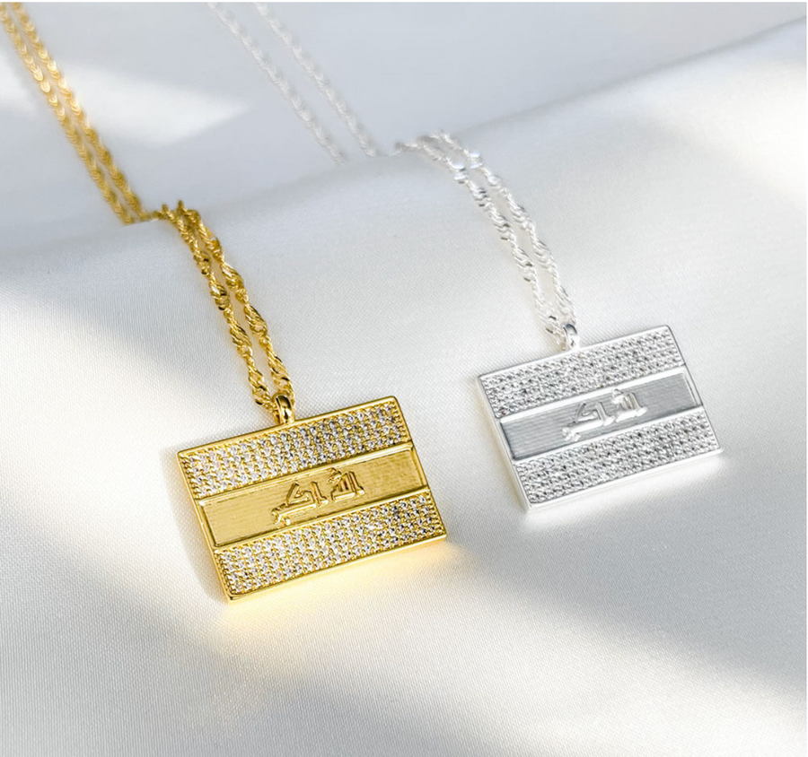 Irakisk Flagga Halsband | Dam
