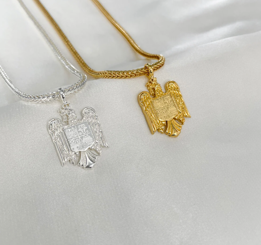 Halsband med Rumänsk Örn | Herrar