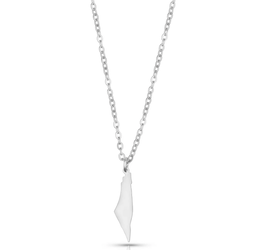 Halsband med Palestina-karta | Dam