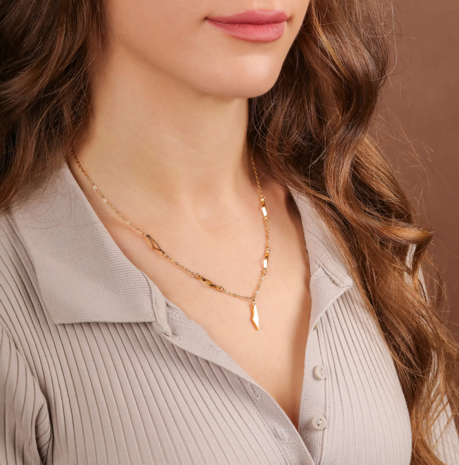 Halsband med 5 kartor över Palestina | Dam