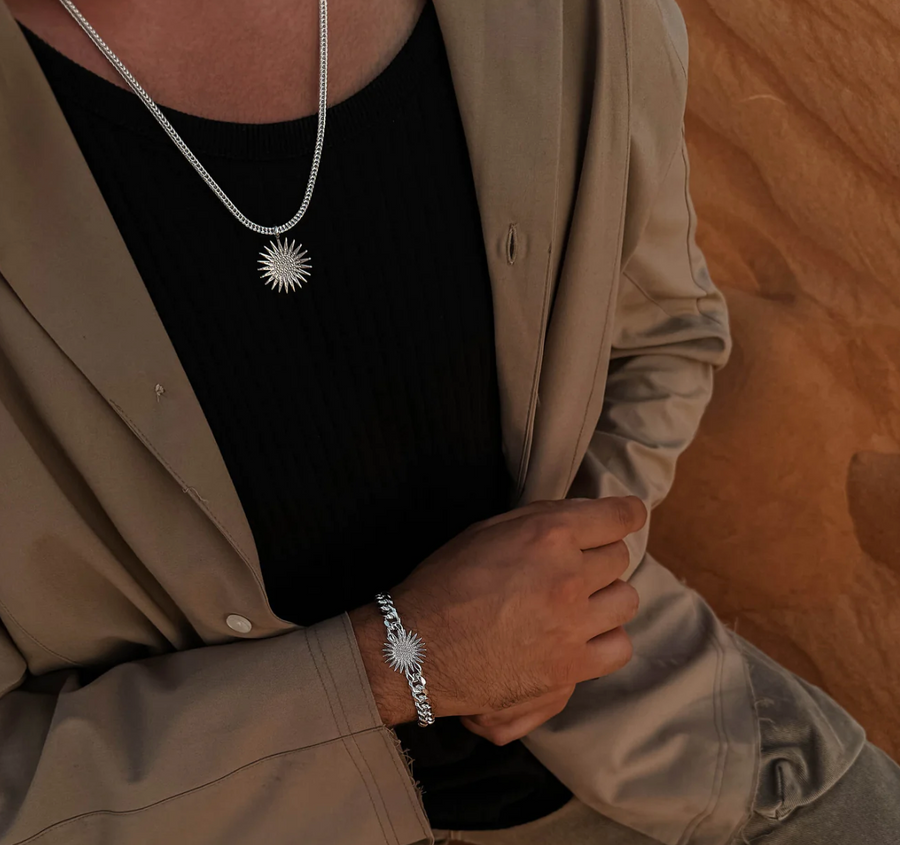Kurdiskt Sol Halsband | Herrar